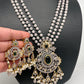 AD Grey Green Beads Necklace