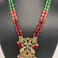 AD Victorian Pendent Tulip Beads Multi Color Necklace