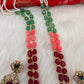 AD Victorian Pendent Tulip Beads Multi Color Necklace
