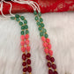 AD Victorian Pendent Tulip Beads Multi Color Necklace