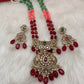 AD Victorian Pendent Tulip Beads Multi Color Necklace