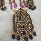 Balaji Tar Mala Victorian Finish Beads Rani haar - Purple