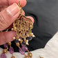 Balaji Tar Mala Victorian Finish Beads Rani haar - Purple