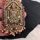 Balaji Tar Mala Victorian Finish Beads Rani haar - Red