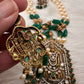 Balaji Tar Mala Victorian Finish Beads Rani haar - Green
