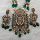 Balaji Tar Mala Victorian Finish Beads Rani haar - Green