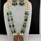 Balaji Tar Mala Victorian Finish Beads Rani haar - Green