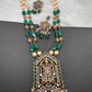 Balaji Tar Mala Victorian Finish Beads Rani haar - Green
