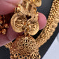 Goddess Lakshmi Matte Kassu Mala Long Necklace