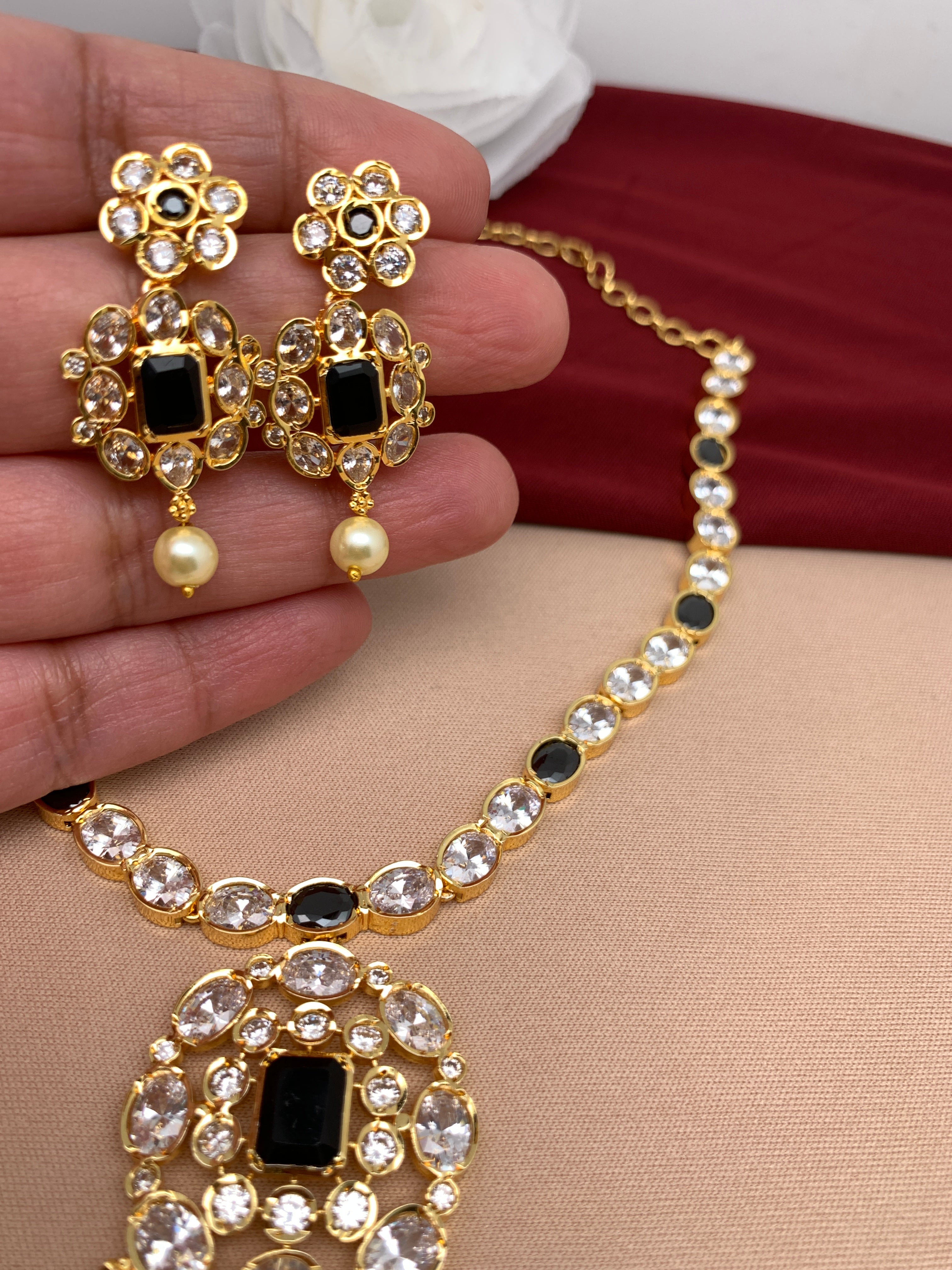 Cz short deals necklace