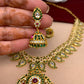 Green Kemp Mango Short Necklace Set