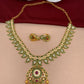 Green Kemp Mango Short Necklace Set