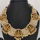 Goddess Lakshmi Cluster Pearls Short Around Neck Necklace