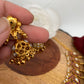 Goddess Lakshmi Red Kemp Kundan Mango Necklace