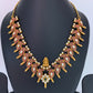 Goddess Lakshmi Red Kemp Kundan Mango Necklace