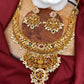 Goddess Lakshmi Pearls Kanthi Neckline Necklace