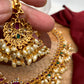 Multi Stone Rice Pearls Guttapusalu Necklace