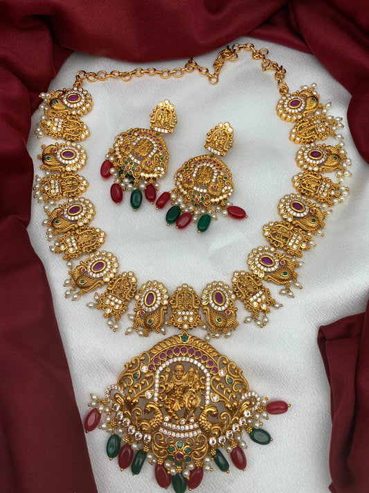 Dashavataram Multi Stone Multi beads Necklace