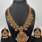 Multi Stone Peacock Bottu Necklace