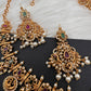 Multi Stone Peacock Bottu Necklace