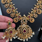 Multi Stone Peacock Bottu Necklace