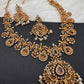 Multi Stone Peacock Bottu Necklace