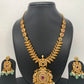 AD Red Stone Mint Green beads Ethnic Short Necklace