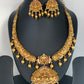 Goddess Lakshmi Golden Kanthi Necklace