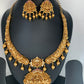 Goddess Lakshmi Golden Kanthi Necklace