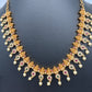 Goddess Lakshmi AD Red Green Stone Necklace