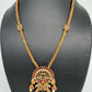 CZ Red Green Stone Chain Style Dainty Necklace