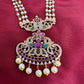 Peacock Pendent Pearl Mala Dainty Necklace