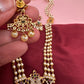 Peacock Pendent Pearl Mala Dainty Necklace