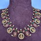 Mango Goddess Lakshmi Kempu Necklace