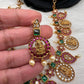 Mango Goddess Lakshmi Kempu Necklace