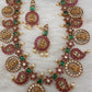 Mango Goddess Lakshmi Kempu Necklace