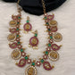 Mango Goddess Lakshmi Kempu Necklace
