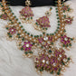 Kempu Rice Pearls Guttapusalu Short Necklace