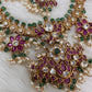 Kempu Rice Pearls Guttapusalu Short Necklace