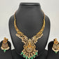 Venkatesh Balaji Green beads Matte Kanthi Necklace