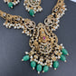 Venkatesh Balaji Green beads Matte Kanthi Necklace