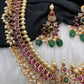 Kempu Short Guttapusallu Necklace