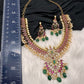 Kempu Short Guttapusallu Necklace