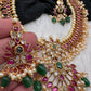 Kempu Short Guttapusallu Necklace