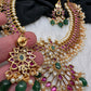 Kempu Short Guttapusallu Necklace
