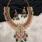 Kempu Short Guttapusallu Necklace