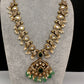 Victorian AD Polki Green Peacock Necklace